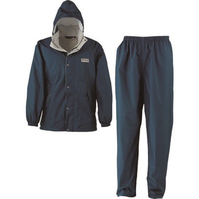カジメイク エントラントレインスーツ2 ネイビー M 725055M 保護具 作業服 雨具(代引不可)【送料無料】