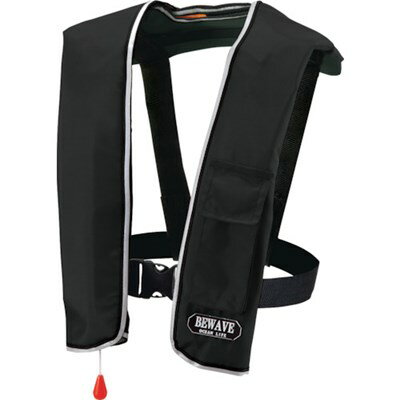 オーシャンライフ 自動膨張式ショルダータイプ 作業用ライフジャケット ブラック TYPE A LG1BK 環境改善用品 防災・防犯用品 避難用品(代引不可)【送...