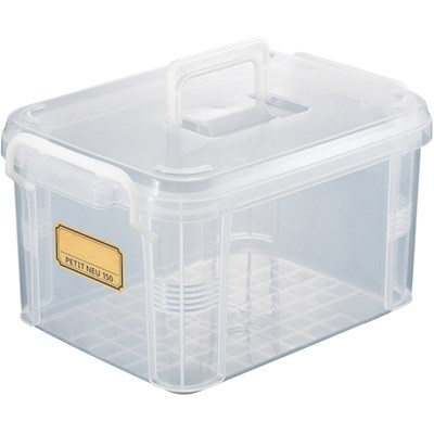 ライフナビ プチノイ 150 ハンドル付 C F2232H 232065 物流・保管用品 収納用品 フタ式収納ケース(代引不可)