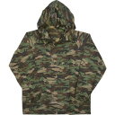 カジメイク 迷彩ヤッケ グリーン 3L 2217563L 保護具 作業服 作業服(代引不可)