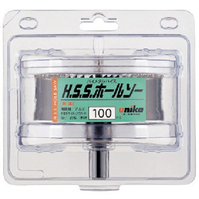 ユニカ HSS ハイスホールソー90mm HSS90 切削工具 穴あけ工具 ホールソー(代引不可)【送料無料】