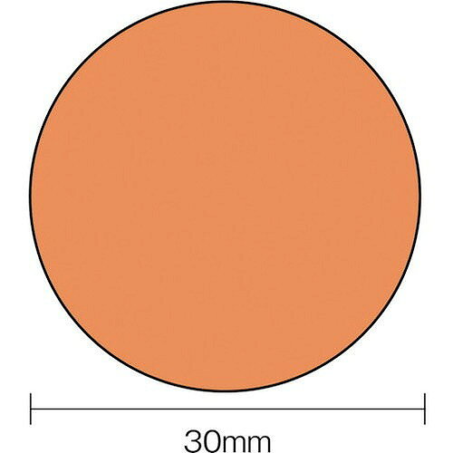 3M エーワン[[TM上]] カラーラベル 丸型 30mmΦ 赤 (14枚入) 7231 オフィス・住設用...