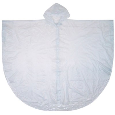 カジメイク パールポンチョ ホワイト F 124101F 保護具 作業服 雨具(代引不可)