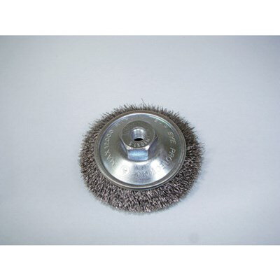 ヤナセ ベベルブラシ鋼線 BVKCE 電動・油圧・空圧工具 研削研磨用品 カップブラシ(代引不可)