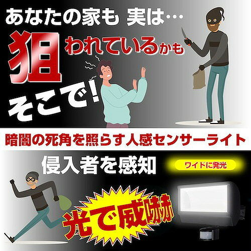 ELPA LEDセンサーライト 使用電球28W ESLW2801AC 環境改善用品 防災・防犯用品 防...