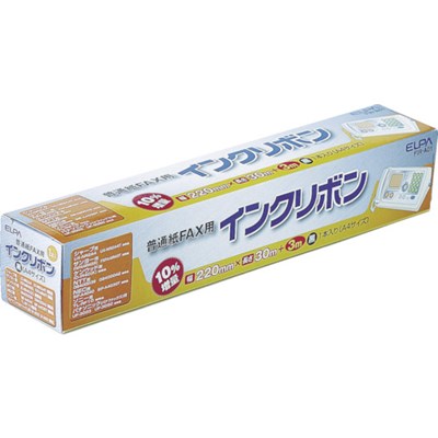 ELPA FAXインクリボン (1本入) リボン1本プリント枚数約110枚 FIRA01 オフィス・住設用品 OA用品 インク(代引不可) ELPA FAXインクリボン (1本入) リボン1本プリント枚数約110枚 FIRA01 オフィス・住設用品 OA用品 インク(代引不可)