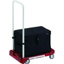 TRUSCO トラスコ 樹脂台車 アクロキャリー PC製 省音車輪 600X390 レッド透明 THB付 AC1PCRTHB(代引不可)【送料無料】(4)