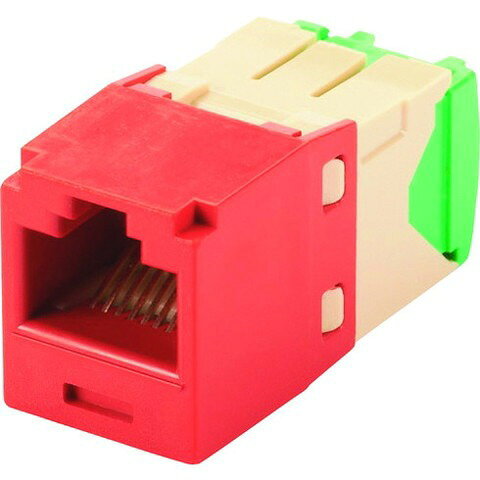パンドウイット カテゴリ6 RJ45モジュラージャック UTP 28・30AWG TGタイプ 赤 CJT688TGRD CJT688TGRD(代引不可)【送料無料】