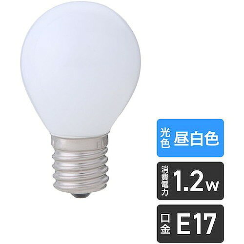 ELPA 電球(LED) LED電球S形E17 明るさ55lm 昼白色相当 LDA1NGE17G450 工事・照明用...
