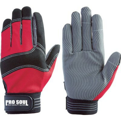 富士グローブ PS-771 レッド L 7505 保護具 作業手袋 合成皮革・人工皮革手袋(代引不可)