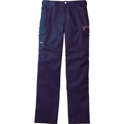 Jawin ノータックカーゴパンツ ウエスト85 ネービー 5210201185 保護具 作業服 作業服(代引不可)【送料無料】