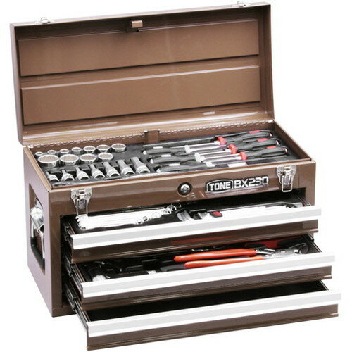 TONE 【在庫限り】ツールチェストセット TST468CH 手作業工具 工具セット キャビネットタイプ(代引不可)【送料無料】