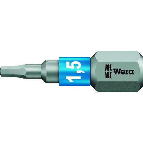 【商品詳細】●頑丈なビットで、鉄板や金属加工に最適です。●Wera社独自のHex-Plusと呼ばれる面接触構造により、六角ねじ穴を傷めることなく、ねじの寿命を延ばすことにも貢献します。●独自開発したバイトーション、熱処理した軸の部分でねじれによる衝撃を吸収し、耐久性を向上します。●全長(mm)：25●対辺(mm)：1.5●ビットベルトセット内容：ヘックスプラス（六角）●差込：6.35●差込：6.35mm●バイトーションタイプ（二重効果）●カラーコード付材質／仕上●特殊工具鋼JANコード 4013288182418【代引きについて】こちらの商品は、代引きでの出荷は受け付けておりません。【送料について】北海道、沖縄、離島は送料を頂きます。