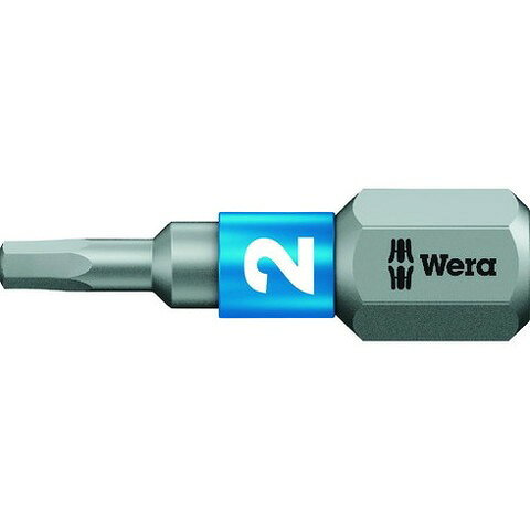 【商品詳細】●頑丈なビットで、鉄板や金属加工に最適です。●Wera社独自のHex-Plusと呼ばれる面接触構造により、六角ねじ穴を傷めることなく、ねじの寿命を延ばすことにも貢献します。●独自開発したバイトーション、熱処理した軸の部分でねじれによる衝撃を吸収し、耐久性を向上します。●全長(mm)：25●対辺(mm)：2.0●ビットベルトセット内容：ヘックスプラス（六角）●差込：6.35●差込：6.35mm●バイトーションタイプ（二重効果）●カラーコード付材質／仕上●特殊工具鋼JANコード 4013288182425【代引きについて】こちらの商品は、代引きでの出荷は受け付けておりません。【送料について】北海道、沖縄、離島は送料を頂きます。