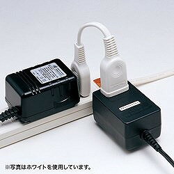 リコメン堂ホームライフ館のSANWA 電源延長コード TAPEX21001BK オフィス 住設用品 OA用品 OAタップ(代引不可)｜アングル2