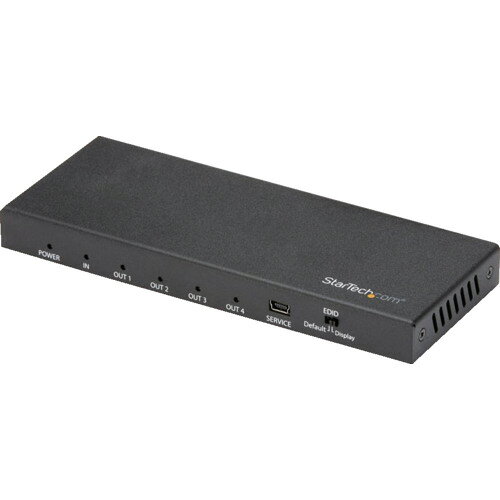 特長●4K60Hz、HDR（ハイダイナミックレンジ）サポートで驚きの画質を提供します。●HDCP 2.2サポートにより、幅広い互換性を提供します。●旧型HDMI機器でも使用可能です。●EDIDエミュレーションとプラグアンドプレイ機能により、セットアップに手間がかかりません。●18Gbpsの性能で4K60Hzでの4:4:4クロマサンプリングに対応します。仕様●インターフェース：HDMI●入力数：1●出力数：4●最大解像度：4096×2160(4K)@60Hz仕様2●コネクタA：HDMI (19ピン)●コネクタB：HDMI (19ピン)●オーディオ：あり●ポート数：4●対応規格：HDMI 2.0●オーディオ仕様：7.1chサラウンドサウンド●最大ケーブル長：5 m ●最大データ転送速度：18Gbps●最大デジタル解像度：4096×2160（4K）@60Hz●入力電流：0.2原産国：中国【代引きについて】こちらの商品は、代引きでの出荷は受け付けておりません。【送料について】北海道、沖縄、離島は送料を頂きます。