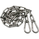 ラクテム 溶接チェーン ステンレス 線径4mm 3M AKフック付 WCSA3 金物 建築資材 建築金物 チェーン(代引不可)【送料無料】