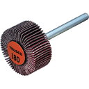 TRUSCO セラミックフラップホイール 軸径3mm #180 外径20×幅10×軸長30 (10個入) TCF2010CE180 電動 油圧 空圧工具 研削研磨用品 フラップ軸付ホイール(代引不可)【送料無料】