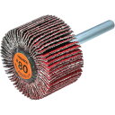 TRUSCO セラミックフラップホイール 軸径6mm #80 外径40×幅25×軸長40 (5個入) TCF4025CE80 電動 油圧 空圧工具 研削研磨用品 フラップ軸付ホイール(代引不可)【送料無料】
