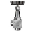 Fujikin SUS鋼製ニードルバルブ一般調整CV値11.3 3.92MPaUH-34 UH34F 工事 照明用品 管工機材 バルブ(代引不可)【送料無料】