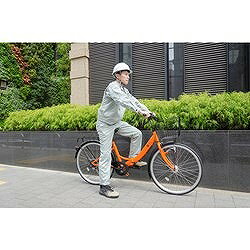 TRUSCO 災害時用ノーパンク自転車 ハザードランナー シティタイプ 26インチ THRC55...