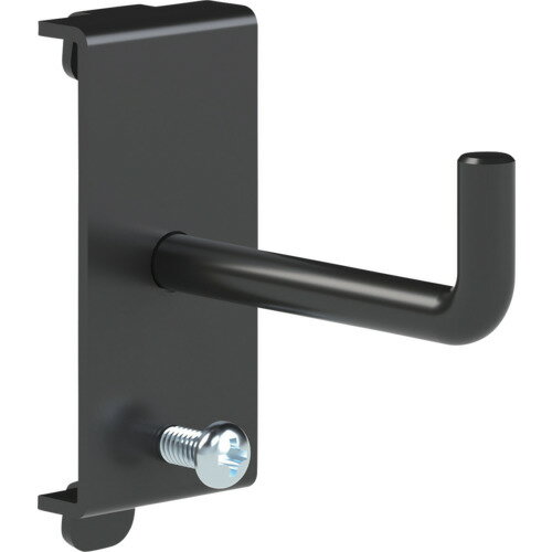 TRUSCO パンチングパネル用工具フック2穴掛け 1本爪 黒 SFS1BK 物流 保管用品 工場用保管設備 パネルラ..