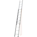 TRUSCO 2連はしご 5.1m(100kgタイプ) TDLA251 工事 照明用品 はしご 脚立 はしご(代引不可)【送料無料】