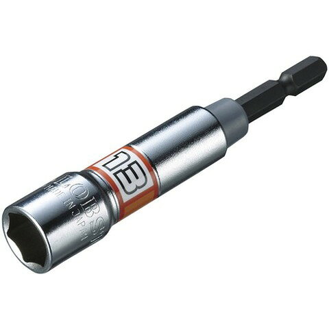 【商品詳細】●業界トップクラスの軸強度を実現しました。●基本的な形状の電ドルソケットです。●長軸のトーション効果により、軸が折れにくく長寿命です。●ソケット部の六角穴に六角軸を圧入することで、ねじれ・折れに強く、トルク伝達効率が高いです。●深穴式になっており、雄ネジの飛び出しが長い場合でも使用可能です。●ボルト・ナットを確実にとらえ、面接触で角を傷めません。●軽量タイプで、作業者の負担を軽減し、作業効率がアップします。●あらゆる工事でのボルト・ナットの着脱作業に。●軸寸法(mm)：6.35●全長(mm)：100●対辺寸法(mm)：13●外径(mm)：18.2●ナット受部深さ(mm)：14.0●対辺形状：6角●シャフト径(mm)：6.35●色：シルバー●シャフト長(mm)：30●モデル：ストロックシリーズ●高耐久タイプ●18V、36V、40VMaxインパクトドライバー対応●40Vmaxインパクトドライバーにも対応◎な高耐久性！（18VもOK）材質／仕上●特殊鋼JANコード 4963202094726【代引きについて】こちらの商品は、代引きでの出荷は受け付けておりません。【送料について】北海道、沖縄、離島は送料を頂きます。