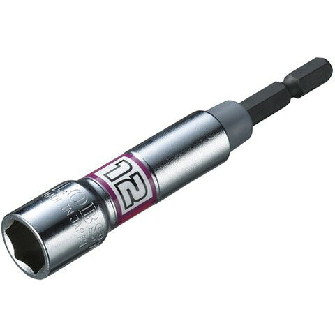 【商品詳細】●業界トップクラスの軸強度を実現しました。●基本的な形状の電ドルソケットです。●長軸のトーション効果により、軸が折れにくく長寿命です。●ソケット部の六角穴に六角軸を圧入することで、ねじれ・折れに強く、トルク伝達効率が高いです。●深穴式になっており、雄ネジの飛び出しが長い場合でも使用可能です。●ボルト・ナットを確実にとらえ、面接触で角を傷めません。●軽量タイプで、作業者の負担を軽減し、作業効率がアップします。●あらゆる工事でのボルト・ナットの着脱作業に。●軸寸法(mm)：6.35●全長(mm)：100●対辺寸法(mm)：12●外径(mm)：17.2●ナット受部深さ(mm)：14.0●対辺形状：6角●シャフト径(mm)：6.35●色：シルバー●シャフト長(mm)：30●モデル：ストロックシリーズ●高耐久タイプ●18V、36V、40VMaxインパクトドライバー対応●40Vmaxインパクトドライバーにも対応◎な高耐久性！（18VもOK）材質／仕上●特殊鋼JANコード 4963202094566【代引きについて】こちらの商品は、代引きでの出荷は受け付けておりません。【送料について】北海道、沖縄、離島は送料を頂きます。