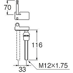 リコメン堂ホームライフ館のSANEI 便座取付具 PW90233 工事 照明用品 管工機材 給水設備用継手(代引不可)｜アングル3