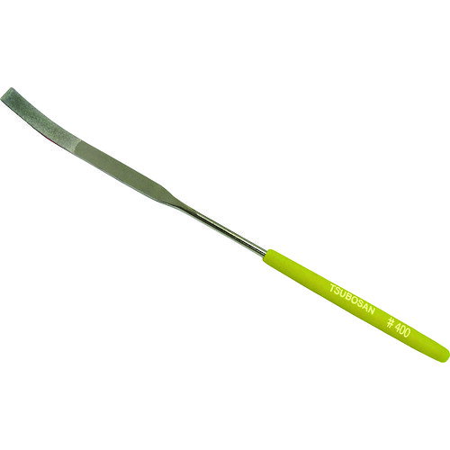 ツボサン ダイヤモンドヤスリ 片コテ 平 #400 TDHI40J 電動 油圧 空圧工具 研削研磨用品 ダイヤモンドヤスリ(代引不可)