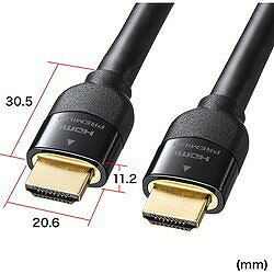 SANWA プレミアムHDMIケーブル9m黒 KMHD20P90K オフィス 住設用品 OA用品 ケーブル...
