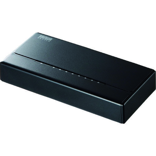 SANWA スイッチングハブ(8ポート マグネット付き) LANSWHP801BK 電子機器 電気 電子部品 通信機器(代引..