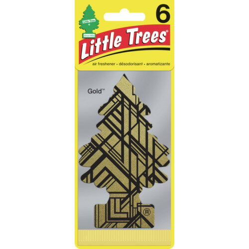 リトルツリーズ LT エアーフレッシュナー 6P - Gold(ゴールド) LT655 手作業工具 車輌整備用品 洗車用品(代引不可)