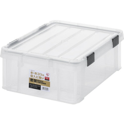 特長●水・ホコリの侵入に強く、耐水IPX5相当で密閉性の高いコンテナです。●荷台に乗せる際やスタッキングする際にバンドが止めやすいようにフタの四隅に溝の加工が施されています。用途●収納に。仕様●容量(L)：21.3●色：クリア／チャコールグレー●外形寸法(mm)間口：525●外形寸法(mm)奥行：381●外形寸法(mm)高さ：187●有効内寸(mm)間口：432●有効内寸(mm)奥行：316●有効内寸(mm)高さ：160材質／仕上●ポリプロピレン●スチレン系エラストマー原産国：日本【代引きについて】こちらの商品は、代引きでの出荷は受け付けておりません。【送料について】北海道、沖縄、離島は送料を頂きます。