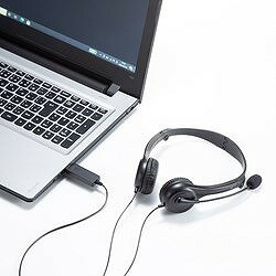 SANWA USBヘッドセット MMHSU18BK オフィス 住設用品 OA用品 ケーブル(代引不可)【送料無料】