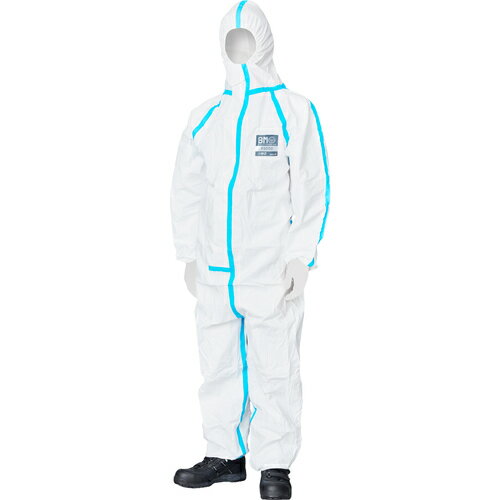 日光物産 化学防護服 バリアーマン P3050 L P3050L 保護具 保護服 防護服 使い捨て保護服(代引不可)