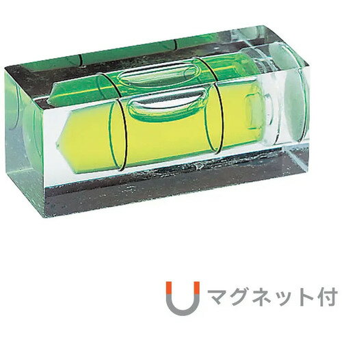 KOD 角型アイベルマグネット付水平器 15×16×45mm PM1545 測定 計測用品 測量用品 水平器(代引不可)