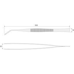 リコメン堂ホームライフ館のHOZAN ピンセット PP142 手作業工具 プライヤー ニッパ ピンセット ピンセット(代引不可)｜アングル3