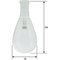 SIBATA SPCなす形フラスコ SPC-24 200mL 3012024200 研究用品 理化学用品 フラスコ...