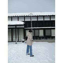 コンパル 穴あき 曲がる雪落し(4.8m) 32673 環境改善用品 寒さ対策用品 除雪ブラシ...