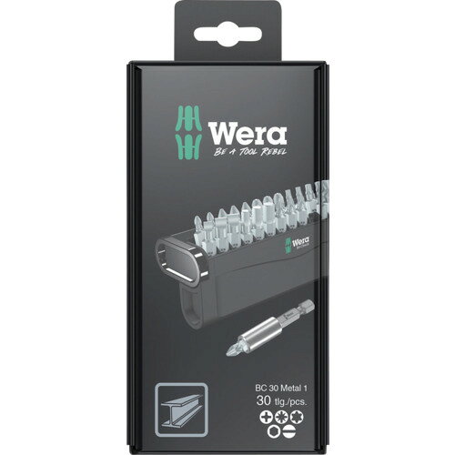 Wera ビットチェック 30 金属用1 SB 57440 電動 油圧 空圧工具 ドライバービット ...