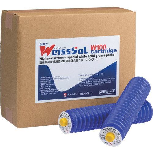 イチネンケミカルズ WeissSoL W100 カートリッジ 400mL 85975 化学製品 化学製品 グリス ペースト(代引..