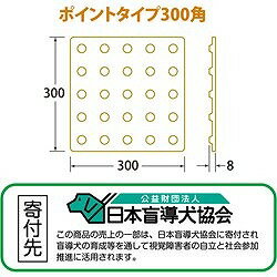 グリーンクロス 点字パネル(P) 警告(点)黄 300×300×t8mm 1118040301 安全用品 標識 標示 安全標識(代引不可)