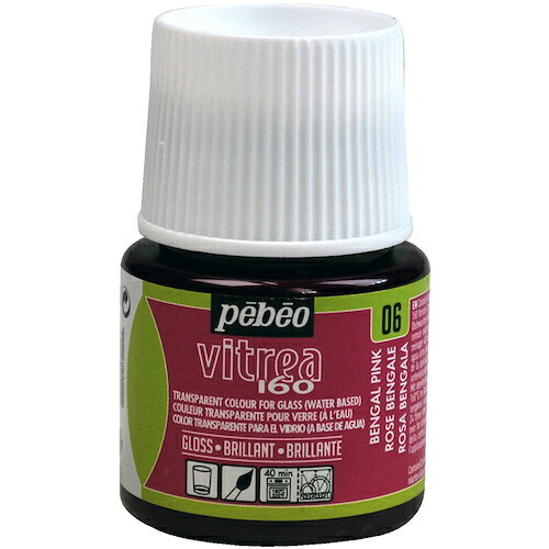 Pebeo ヴィトレア 160 グロス色 ベンガル ピンク06 111006 工事 照明用品 塗装 内装用品 塗料(代引不可)