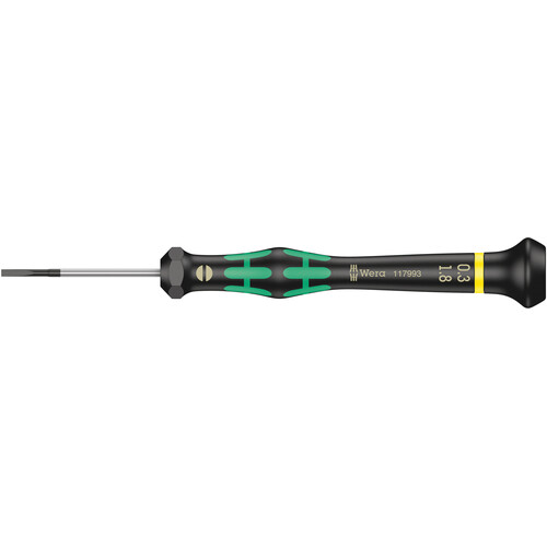 Wera 2035 ミクロドライバー -0.30X1.8X40 117993 手作業工具 ドライバー 六角棒レンチ 精密ドライバー(代引不可)