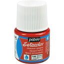 Pebeo 布用水性アクリル絵具セタカラーシマー 45ml パッションレッド 295046 工事 照明用品 塗装 内装用品 塗料(代引不可)