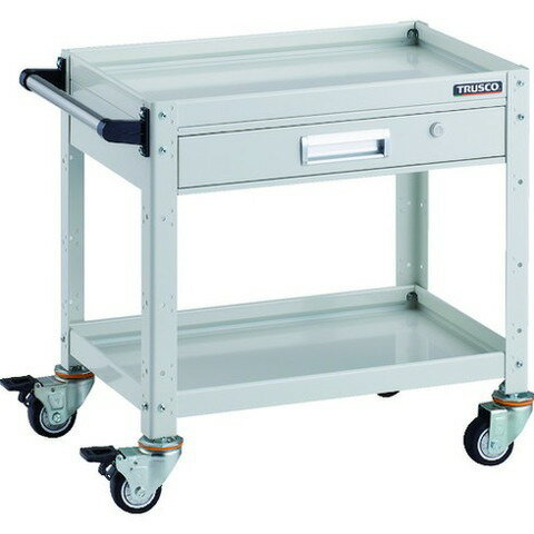 TRUSCO トラスコ バーディワゴン 600X400 引出付 ウレタン車輪 W色 BDW662VUW(代引不可)【送料無料】