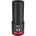 milwaukee SHOCKWAVE IMPACT DUTY ディープインパクトソケット 1/2インチ(12.7mm)角 17mm 49666278 手作業工具 ソケットレンチ インパクト用ソケット(代引不可)