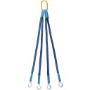 OH 4点吊りベルトスリング 25mm幅×1.5m 4S2515 荷役用品 吊りクランプ スリング 荷締機 ベルトスリング(代引不可)【送料無料】